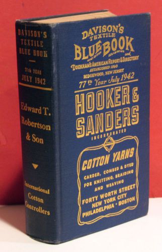 Davison&#039;s Textile Blue Book - July 1942