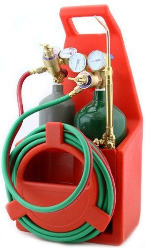 Portable welding kit, oxygen acetylene cylinder tanks, regulators, combo torch for sale