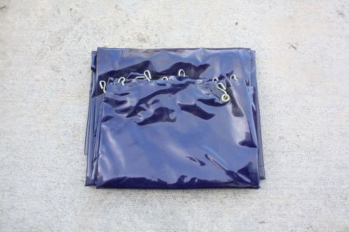 A1607 - welding curtain transparent blue 5.5ft x 15ft  - new for sale