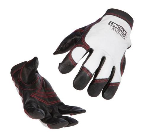 Lincoln Electric K2977 Top Grain Cowhide/Pigskin Steel Worker Gloves, Small