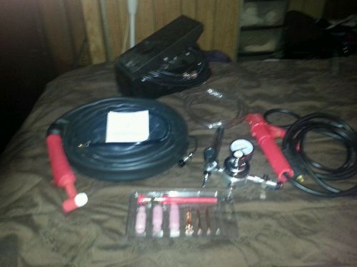 WP-17K-12-2E GAS COOLED  WP-17 SR-17 TIG welding torch, regulator, foot pedal