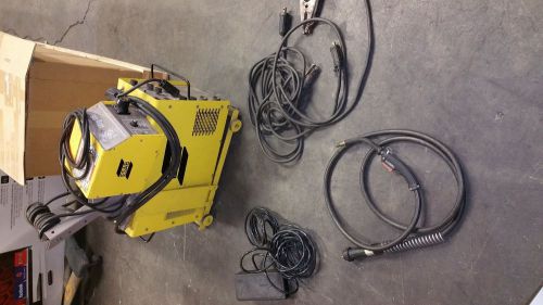 Esab 350 mpi 208 volt mig/tig welder with wirefeed gun and pedal for sale