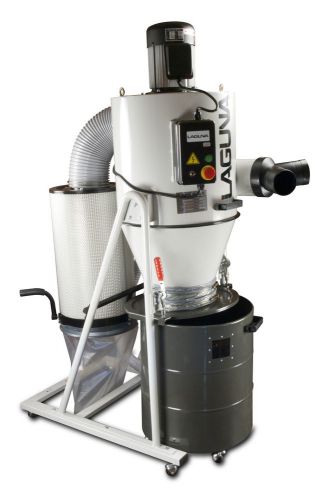 Laguna tools 2hp mobile cyclone manual clean w/ remote - cartridge filter for sale