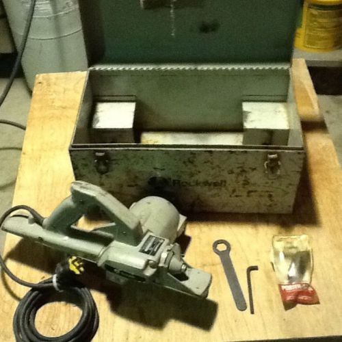 Rockwell Model 126 Power Planer w/ Case