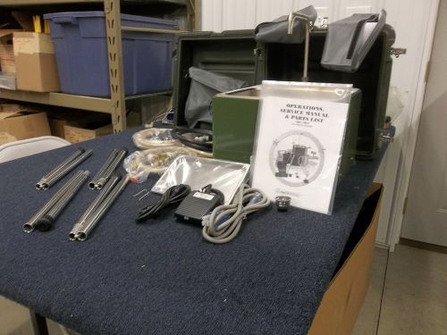 Aseptico military field dental sink adu-40cf medical surgery portable new for sale