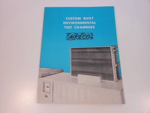 VINTAGE AIRECO INC. CUSTOM BUILT ENVIRONMENTAL TEST CHAMBERS BROCHURE ST220