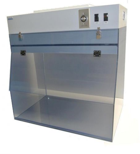 Portable laminar flow hood- 24&#034; width- static dissipative pvc for sale