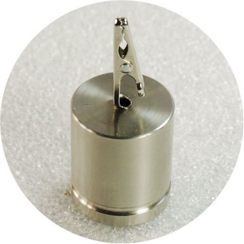 TROEMNER 4 oz S/S Cylinder Test Weight, Class F with Clip (P/N: 1215)