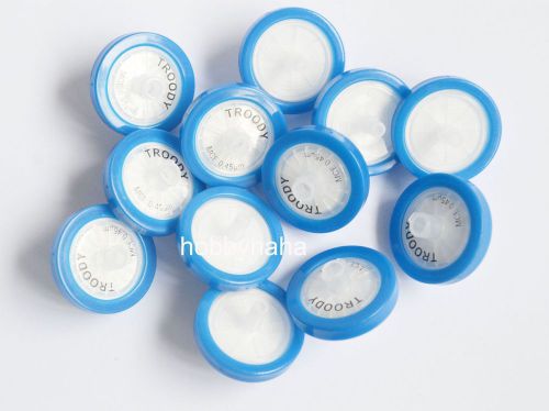 100pcs MCE  Syringe Filters 25mm Diameter  0.45um non-sterilized