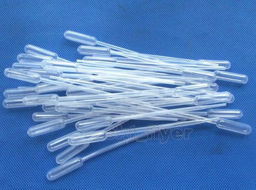 100pcs 2ml Disposable Plastic Graduated Dropper Transfer Pipette Pipets Airbrush