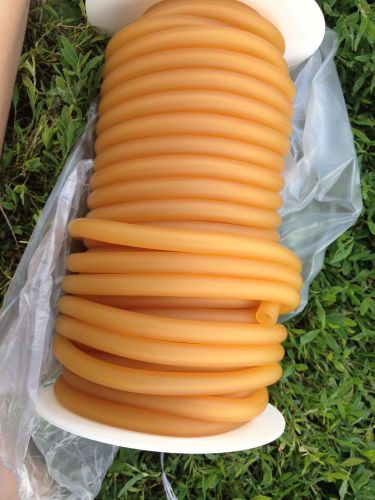 Surgical Tubing Latex Amber 50&#039; Reel Kent Elastomer 606R 3/16 I.D. 3/32 Wall