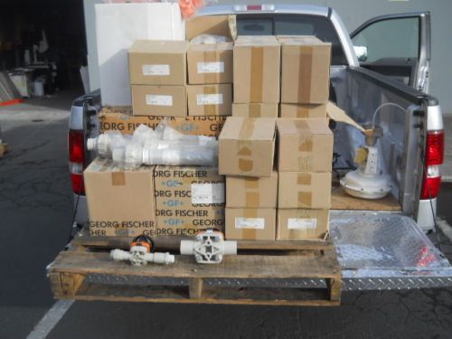 Georg Fischer Lot Bulk Valve Fittings Water Treatment System (850pcs) PTFE/EPDM