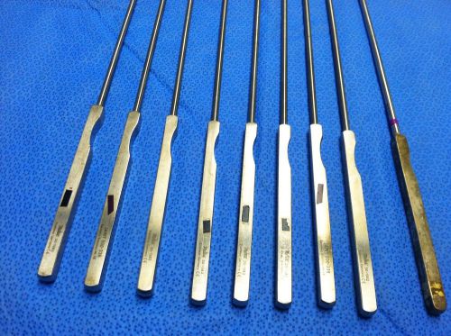 9qty Miltex Jarit Endocervical Biopsy Uterine Kevorkian-Younge Uterine Curettes