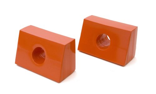 One PAIR Replacement Pillows for spineboard Head Immobilizers Unit Orange