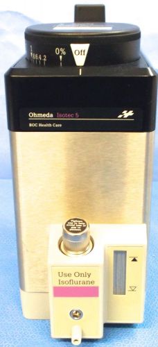 Datex Ohmeda Isotec 5 Isoflurane Anesthesia BOC Health Care Vaporizer