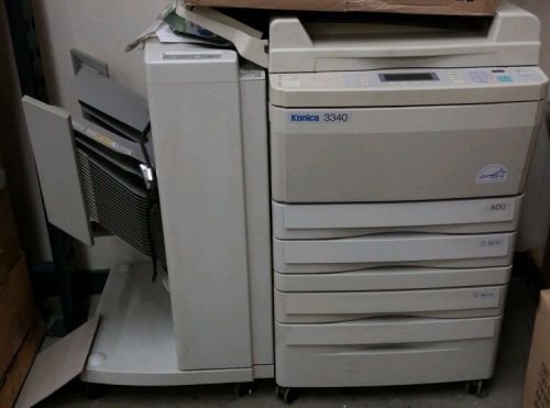 Konica printer 3340 copier print copies working business machine for sale