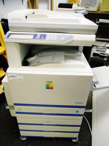 Sharp ar-bc320 color copier / printer / scanner with finisher for sale