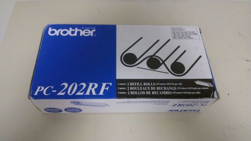 Genuine Brother PC202RF printing fax cartridges, 3 total, brand new in box