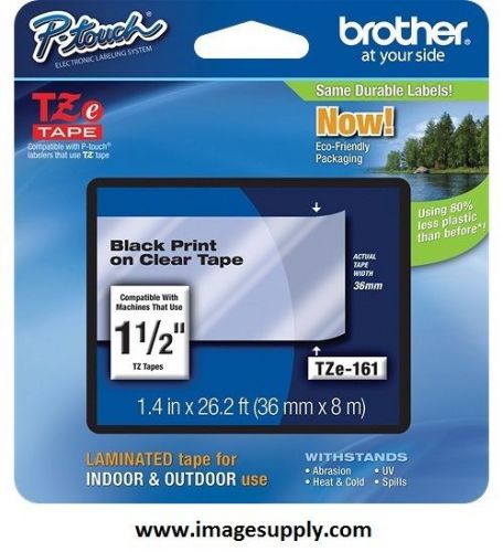 Brother P-Touch TZe-161 Label Tape TZe161  TZ161 Genuine Brother TZ-161 PT-9600