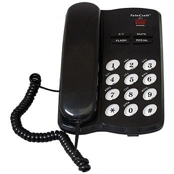 TeleCraft Feature Phone-Black