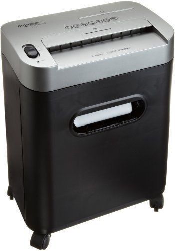 8-Sheet Micro-Cut Paper/CD/Credit Card Shredder w Pullout Basket Office Supplies