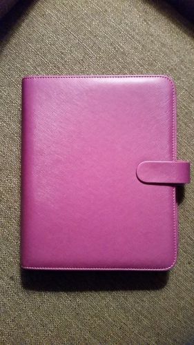 Filofax A5 Organizer, Saffiano Raspberry