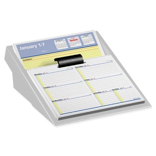 2015 AtAGlance Flip-A-Week Desk Calendar Refill- 5.62&#034;x7&#034;-Yllw,Blue,Red