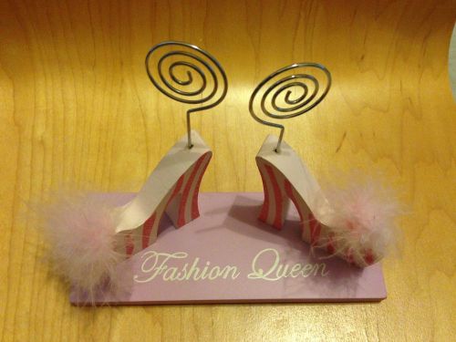 &#034;Fashion Queen&#034; Desk Photo and Memo holder