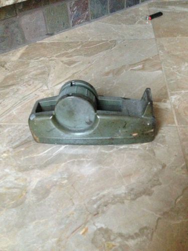 Vintage heavy duty metal scotch cellophane tape dispenser for sale