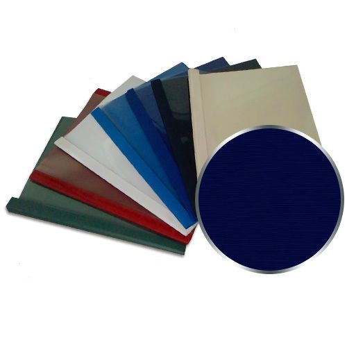 1/8&#034; executive deep blue clear front thermal binding covers 100pk free shipping for sale