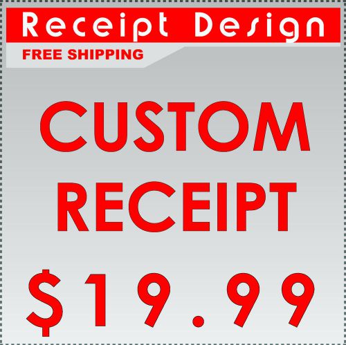 CUSTOM RECEIPT DESIGN