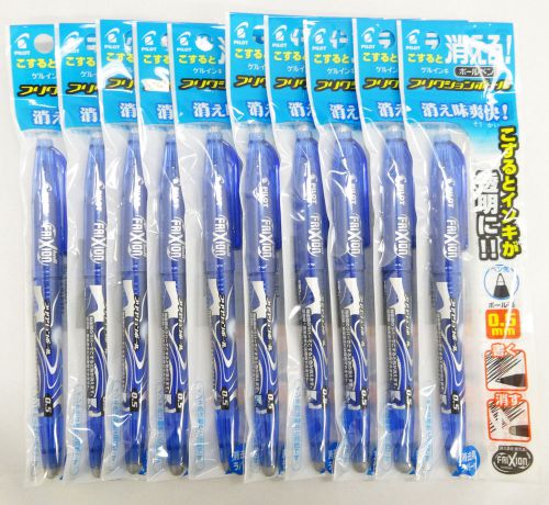 Pilot Frixion Ball P-LFB20EF-L Ball point Pen 10 set 0.5mm Blue