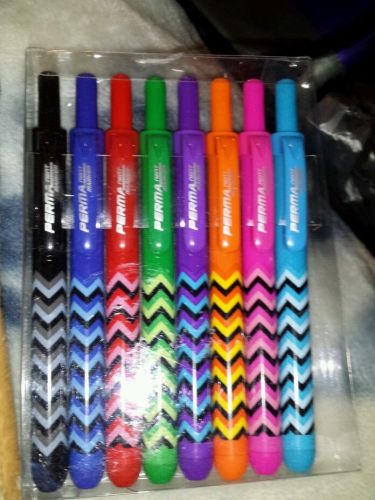 PERMANENT markers 8 pc retractable