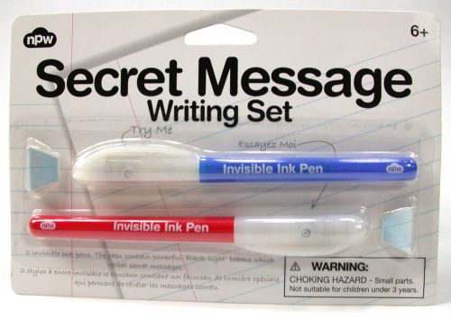 Secret Message Writing Set