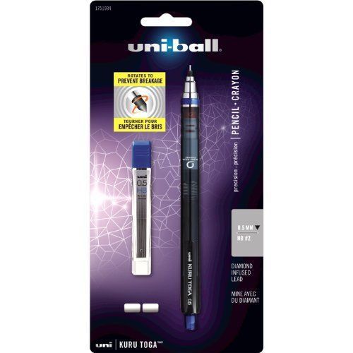 uni-ball KuruToga Mechanical Pencil Starter Set (1751934) New