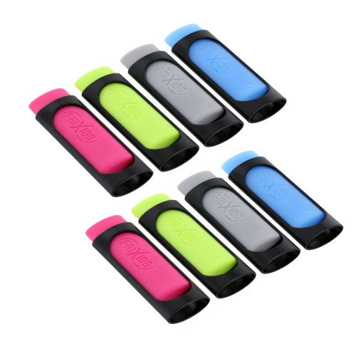 Pilot FriXion Eraser Gray, Light Blue, Pink, Yellow Green Set, Pack of 8