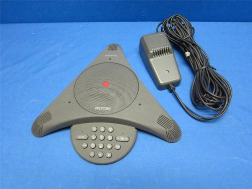 Polycom Soundstation Conference Phone 2201-03308-001 w/ Wall Module