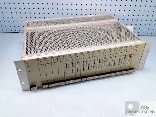 TSC100-3 ANADIGICOM/RAD DIGITAL TRUNK 20-SLOT 4U 48 VDC SIGNALING T1/E1 CHASSIS