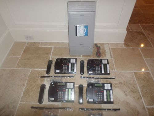 Nortel Norstar MICS Office Phone System Meridian (4) T7316 phones Like New