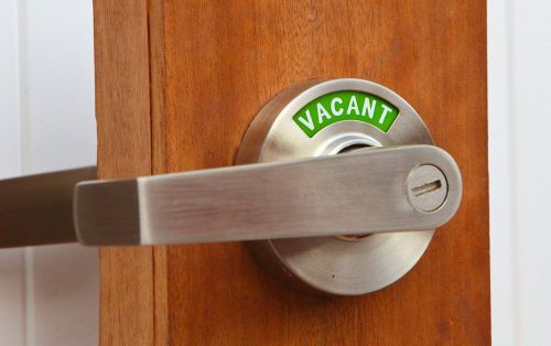 New privacy ada compliant lever with large occupancy indicator (brushed nickel) for sale