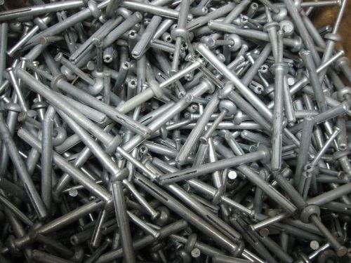 100pcs Zamac Nailin Drive Pin Anchor 1/4&#034; x 3&#034; mushrom head