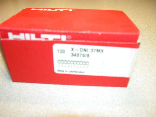 Hilti x-dni 37mx - 100 pcs. - model # 34379/8 - new in the box for sale