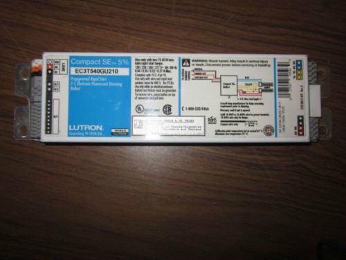 Lutron Dimming Ballast, 120/240/277, 22-1/2In Lmp P/N EC3T540GU210