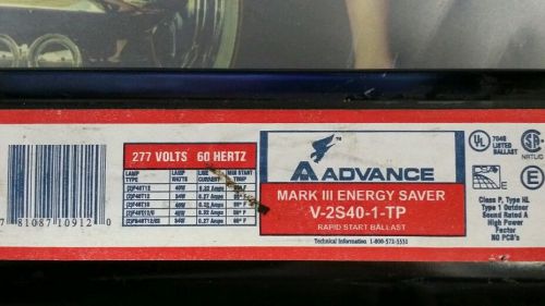 Advance light ballast V 2S40 1 TP