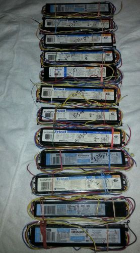 Set of 12 ballasts **mixed pack**  used 4 lamp  t8 for sale