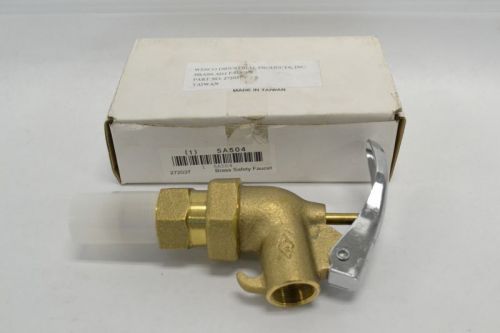 NEW WESCO 272037 5A504 ADJUSTABLE FAUCET BRASS DRUM HEAVY DUTY 3/4IN NPT B249421