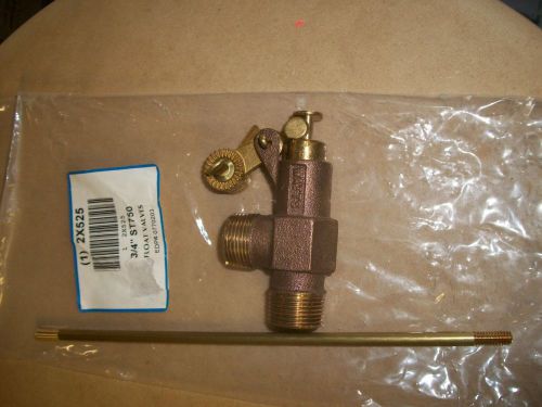 ST750 WATTS  3/4 BRONZE FLOAT VALVE FLIPPEN  NEW OLD STOCK