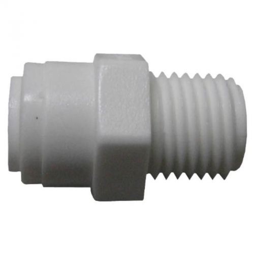 MALE ADAPT QC 1/4X1/4MPT WATTS Push It Fittings PL-3005 048643201187