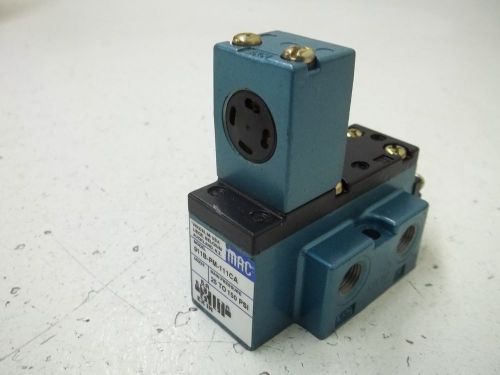 MAC 911B-PM-111CA SOLENOID VALVE *USED*