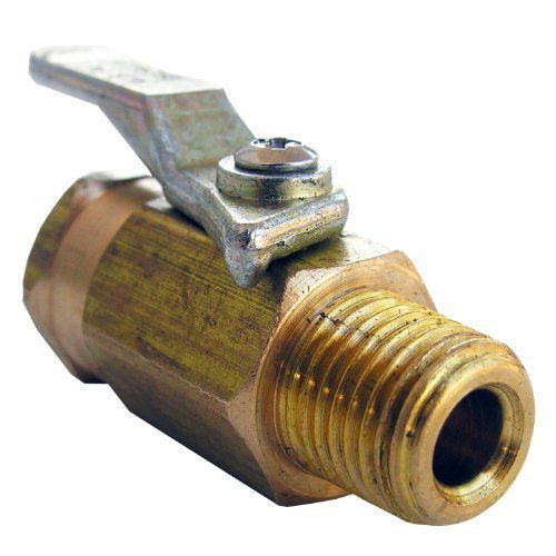 Lasco 17-0903 1/4-Inch Female Pipe Thread by 1/4-Inch Male Pipe Thread Brass Bal